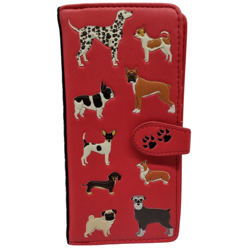 DOGS DOGS DOGS Large Zip Wallet