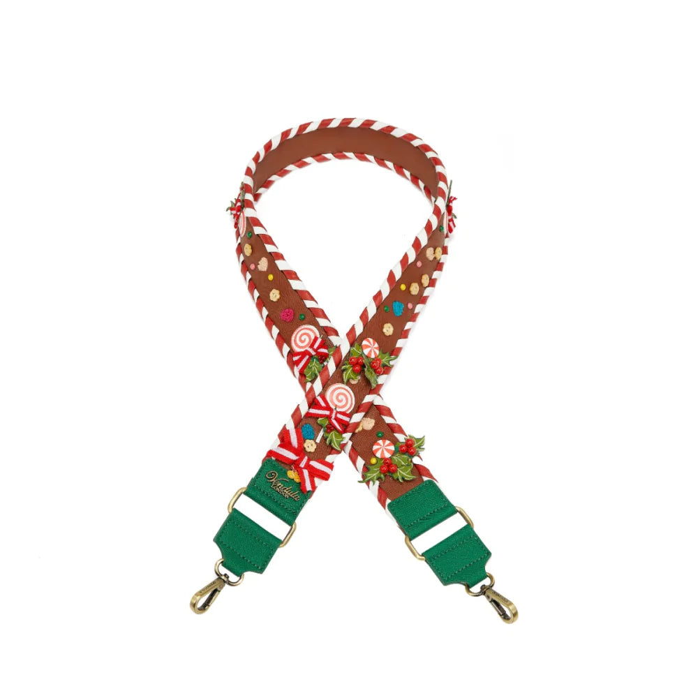 Gingerbread Houses Wide Shoulder Strap
