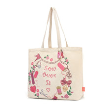 PRE ORDER - Sewing Box Scrapbook Canvas Tote Bag - SEPT DELIVERY!