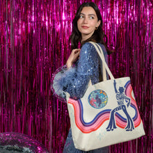 PRE ORDER -  Caturday Night Fever Canvas Tote Bag - SEPT DELIVERY!