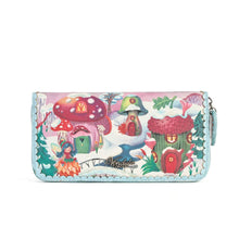 PRE ORDER - Fairy Village Snowflake Large Ziparound Crossbody Wallet - SEPT DELIVERY!