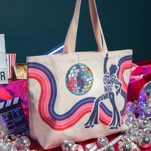PRE ORDER -  Caturday Night Fever Canvas Tote Bag - SEPT DELIVERY!