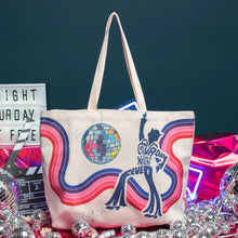 PRE ORDER -  Caturday Night Fever Canvas Tote Bag - SEPT DELIVERY!