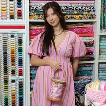 Sewing Shop - Raspberry Ediion Cotton Reel Bag