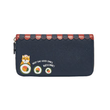 Vendula Sushi - Blue Edition Large Ziparound Wallet