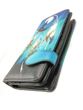 Wolf Dream catcher Large Zip Wallet (Copy)