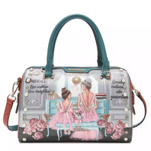 Double Queens Boston Handbag