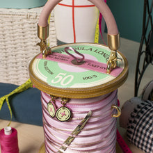 Sewing Shop - Raspberry Ediion Cotton Reel Bag