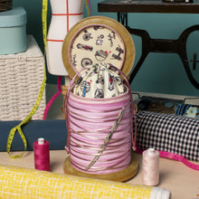 Sewing Shop - Raspberry Ediion Cotton Reel Bag