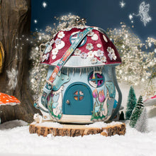 PRE ORDER- Fairy Village Snowflake Toadstool House Bag - SEPTEMBER DELIVERY