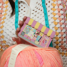 Sewing Shop - Raspberry Edition Accordion Card wallet