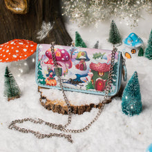 PRE ORDER - Fairy Village Snowflake Large Ziparound Crossbody Wallet - SEPT DELIVERY!