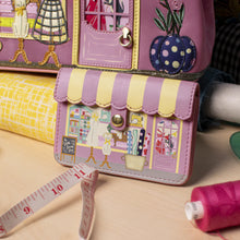 Sewing Shop - Raspberry Edition Accordion Card wallet
