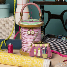 Sewing Shop - Raspberry Ediion Cotton Reel Bag