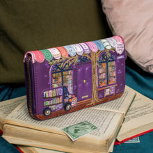 PRE ORDER - Travelling Library Bookshop Large Ziparound Wallet - SEPT DELIVERY!