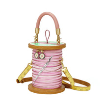 Sewing Shop - Raspberry Ediion Cotton Reel Bag