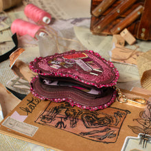 PRE ORDER - Sewing Box Scrapbook Heart Coin Purse - SEPT DELIVERY!