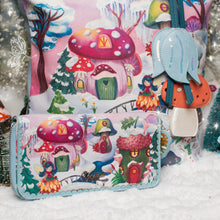 PRE ORDER - Fairy Village Snowflake Large Ziparound Crossbody Wallet - SEPT DELIVERY!