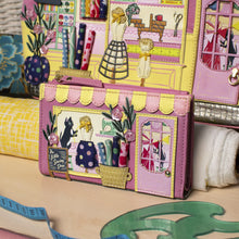 Sewing Shop - Raspberry Edition Compact Folding Wallet