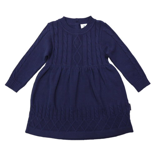 Navy Knit Dress