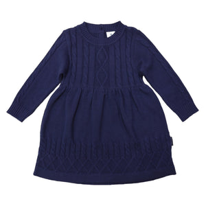 Navy Knit Dress