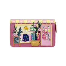 Sewing Shop - Raspberry Edition Medium Ziparound Wallet