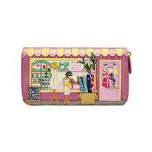 Sewing Shop - Raspberry Edition Large Ziparound Wallet
