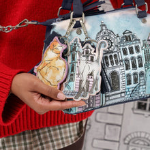 PRE ORDER - Cats In The City Orange Cat Key Charm - SEPT DELIVERY!