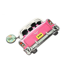 PRE ORDER - Caturday Night Fever Catillac Coin Purse - SEPT DELIVERY!