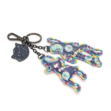 PRE ORDER - Caturday Night Fever Key Charm - SEPT DELIVERY!