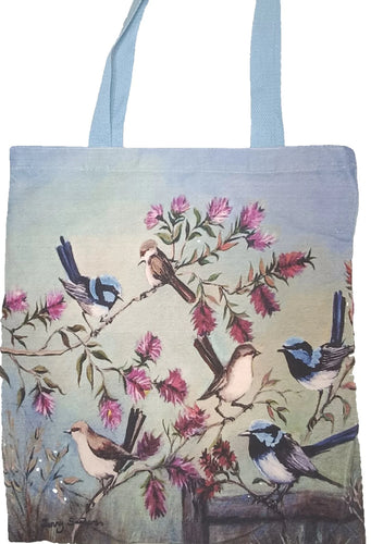 Blue-Wren-Shopping-Tote