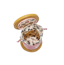 Sewing Shop - Raspberry Ediion Cotton Reel Bag