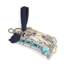 PRE ORDER - Cats In The City Grey Cat Key Charm - SEPT DELIVERY!