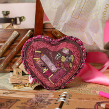PRE ORDER - Sewing Box Scrapbook Heart Coin Purse - SEPT DELIVERY!