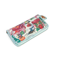 PRE ORDER - Fairy Village Snowflake Large Ziparound Crossbody Wallet - SEPT DELIVERY!