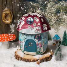 PRE ORDER- Fairy Village Snowflake Toadstool House Bag - SEPTEMBER DELIVERY