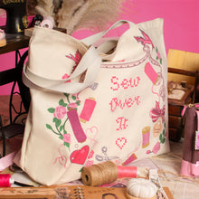 PRE ORDER - Sewing Box Scrapbook Canvas Tote Bag - SEPT DELIVERY!