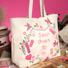 PRE ORDER - Sewing Box Scrapbook Canvas Tote Bag - SEPT DELIVERY!