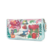 PRE ORDER - Fairy Village Snowflake Large Ziparound Crossbody Wallet - SEPT DELIVERY!