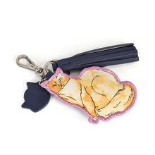 PRE ORDER - Cats In The City Orange Cat Key Charm - SEPT DELIVERY!