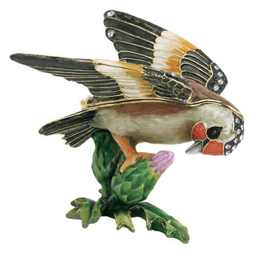 Zebra Finch Trinket Box