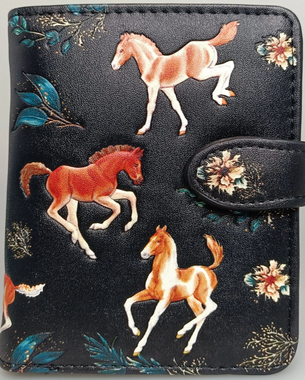 Horse Play Small Zip Wallet