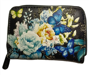 Floral Butterfly Coin Purse