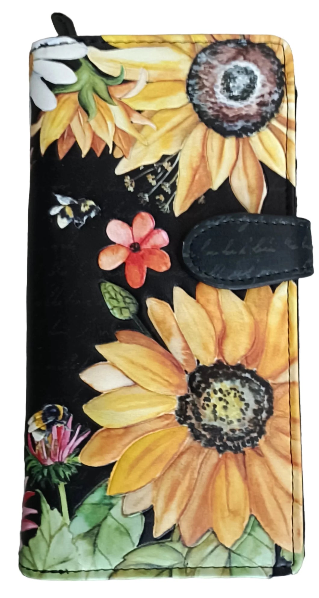 Sunflower Large Zip Wallet