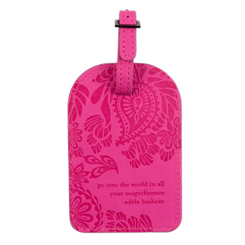 Mystic Magenta Pink Luggage Tag