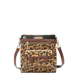 Lola Leopard Print Crossbody Bag