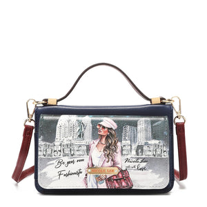 Nicole-Lee-Sara-Is-Soft-But-Strong-Top-Handle-Multi-Crossbody-Compartment-Bag