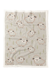 Wandering Lamb Blanket (Sherpa)