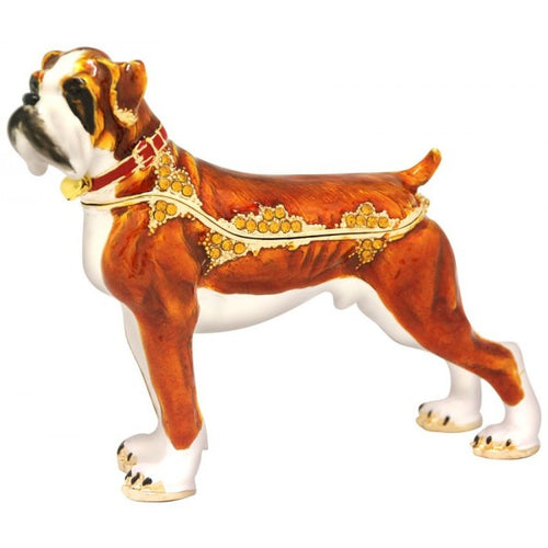 Boxer Dog Trinket Box