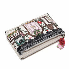 The Cats Ruffle Double Zipper Coin Purse - LAST ONE!